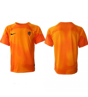 Netherlands Goalkeeper Replica Away Stadium Shirt World Cup 2022 Short Sleeve
